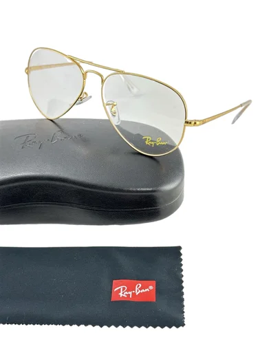 Ray Ban NEW Aviator Legend Gold Metal Fashion Frames 55-14-140 Eyeglasses RX6489