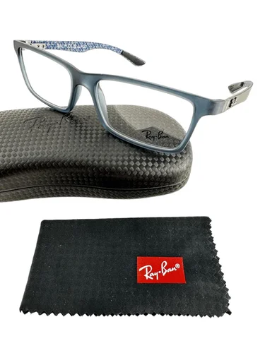 Ray Ban NEW Demi Gloss Black Frames Carbon Fiber Men 53-17-145 Eyeglasses RX8901