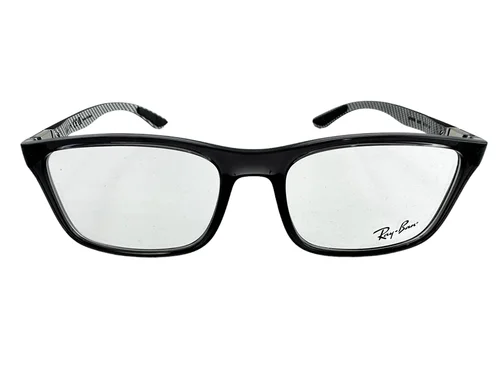 Ray Ban NEW Transparent Grey Frames Carbon Fiber Uni 55-18-145 Eyeglasses RX8908 3