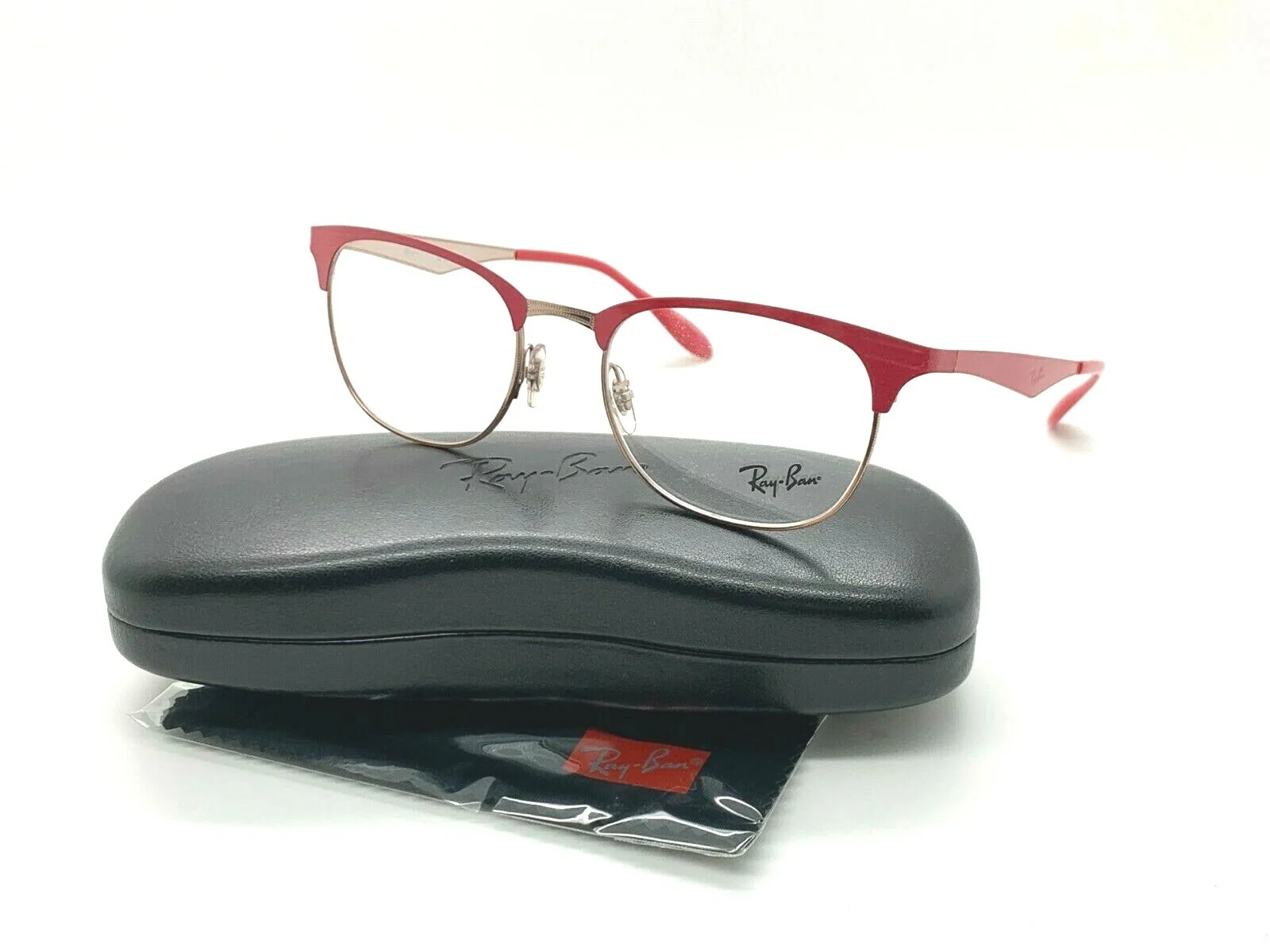 Ray Ban OPTICAL Eyeglasses RB 6346 2974 HOT PINK/ROSE GOLD 52-19-145MM /CASE
