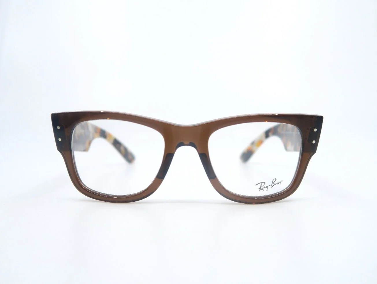 Ray-Ban RB 0840V 8295 51mm MEGA WAYFARER Brown-Brown Tortoise New Eyeglasses. 2