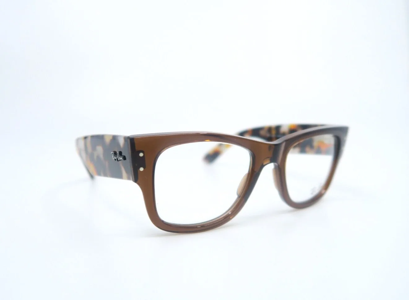 Ray-Ban RB 0840V 8295 51mm MEGA WAYFARER Brown-Brown Tortoise New Eyeglasses. 3