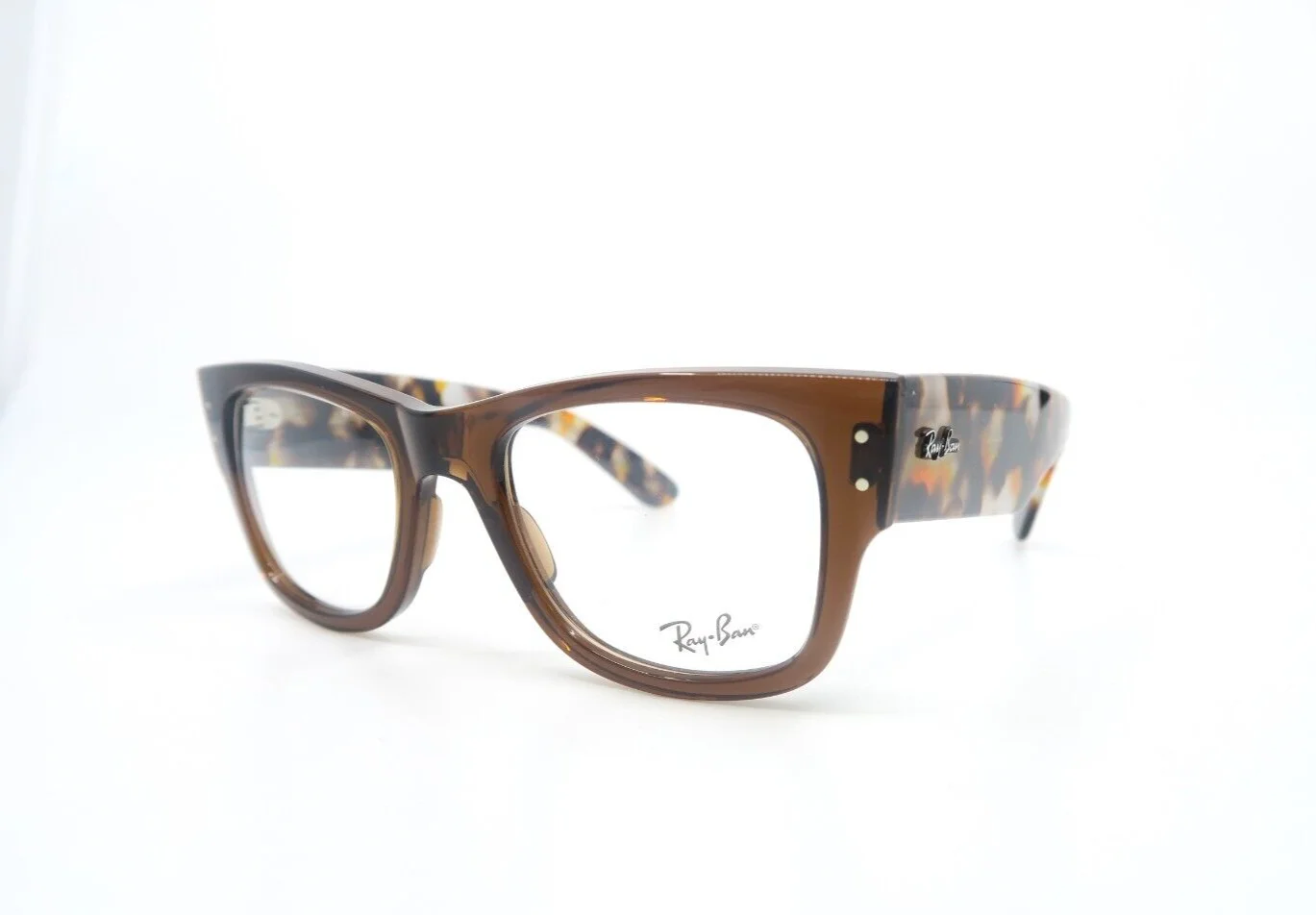 Ray-Ban RB 0840V 8295 51mm MEGA WAYFARER Brown-Brown Tortoise New Eyeglasses. 4