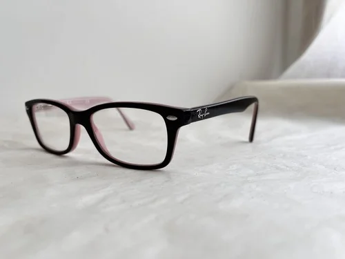 Ray-Ban RB 1531 3580 Pink Brown Two Tone Eyeglass Frames 48-16-130 2