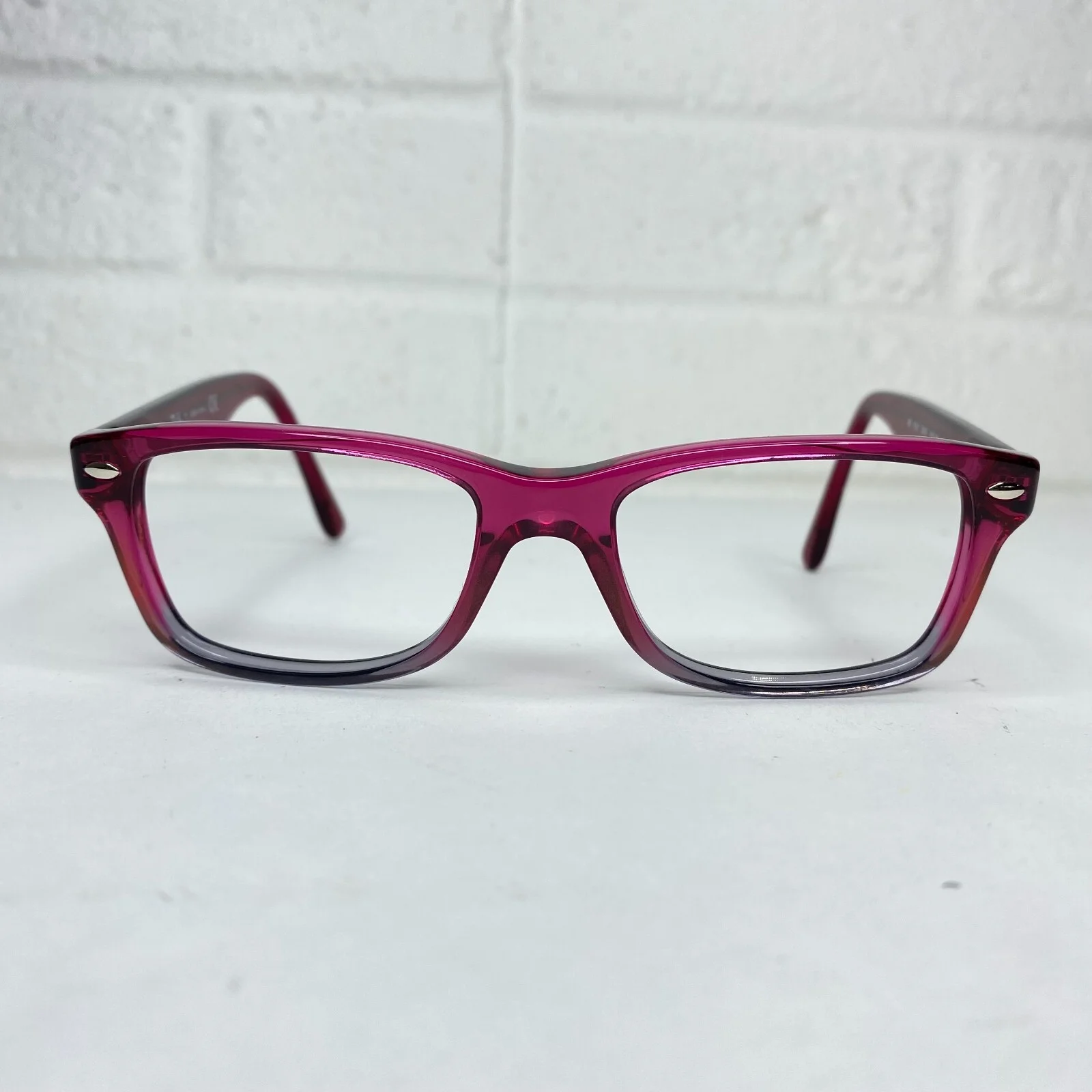 Ray-Ban RB 1531 3648 Pink Gray Two Tone Eyeglasses Frames 46-16-125 3069