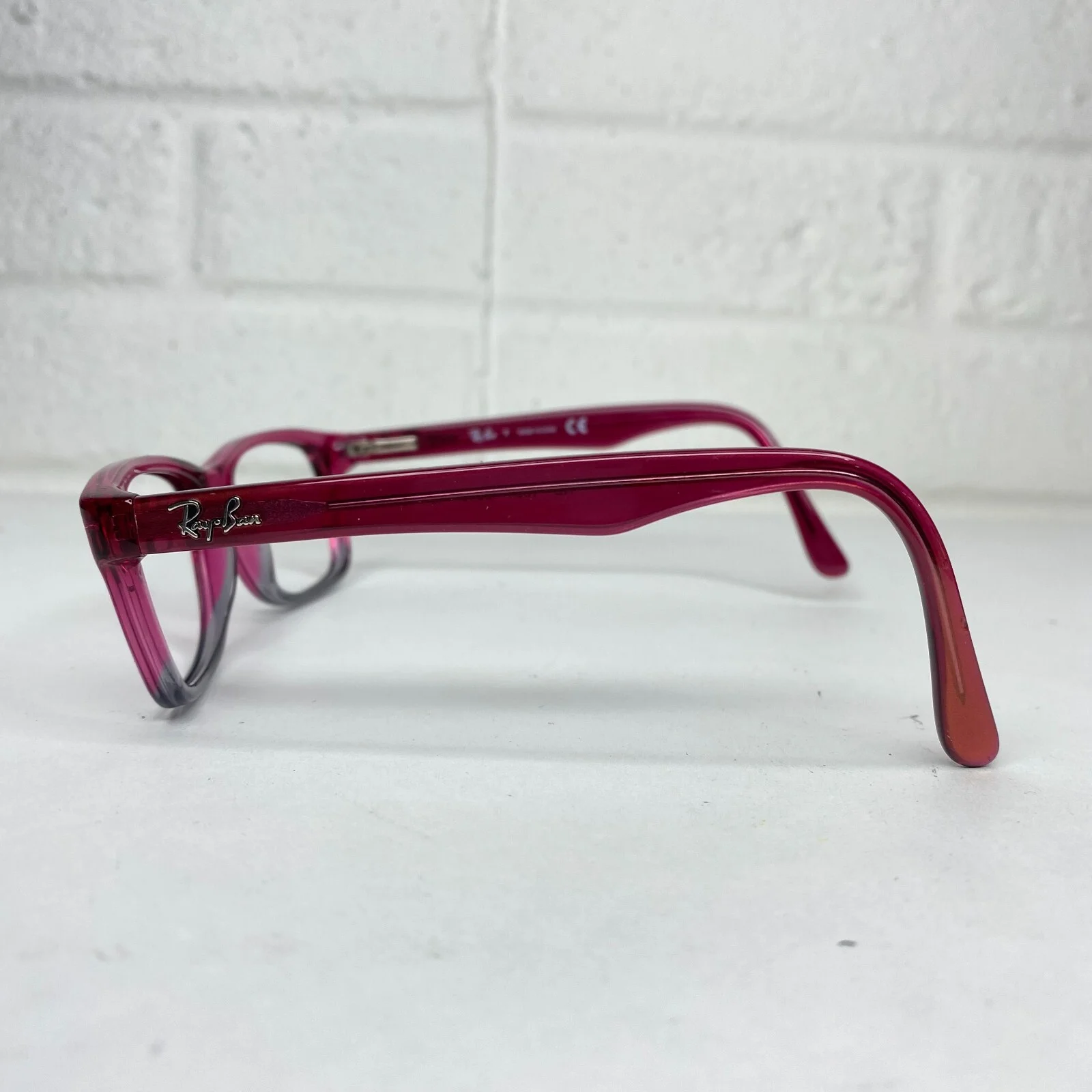 Ray-Ban RB 1531 3648 Pink Gray Two Tone Eyeglasses Frames 46-16-125 3069 3