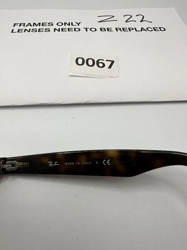 RAY-BAN RB 2132 NEW WAYFARER 902L HORN-RIMMED EYEGLASSES FRAMES Italy 55 18 145 3