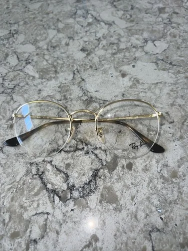 Ray-Ban RB 3947V 145 Gold Round Eyeglass Frames