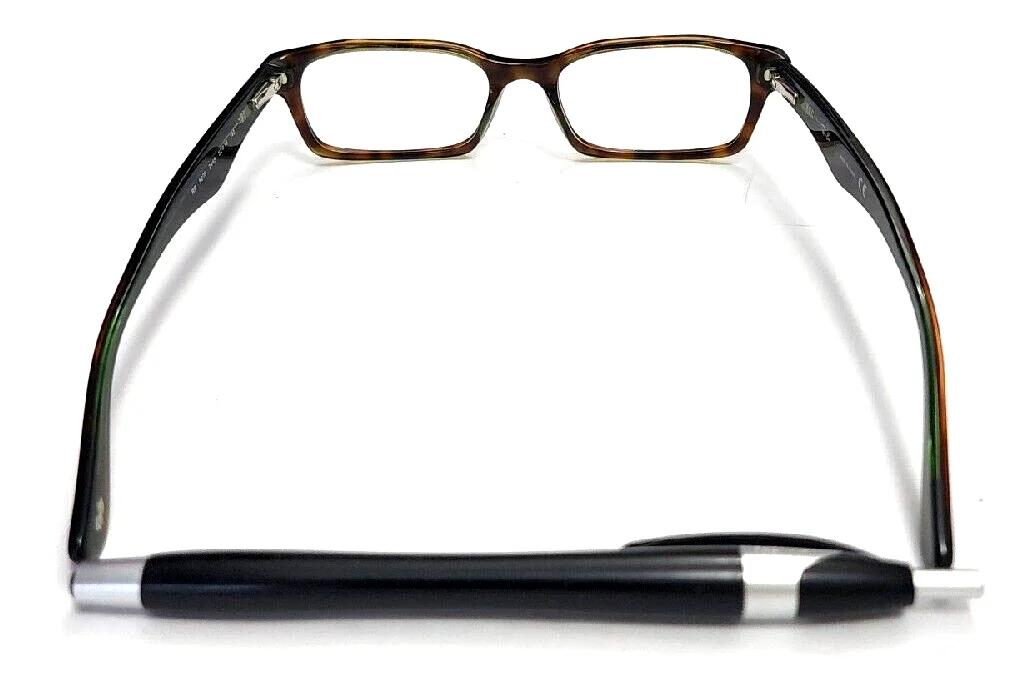Ray-Ban RB 5206 2445 Eyeglasses Glasses Brown Havana on Transparent Green 54mm 3