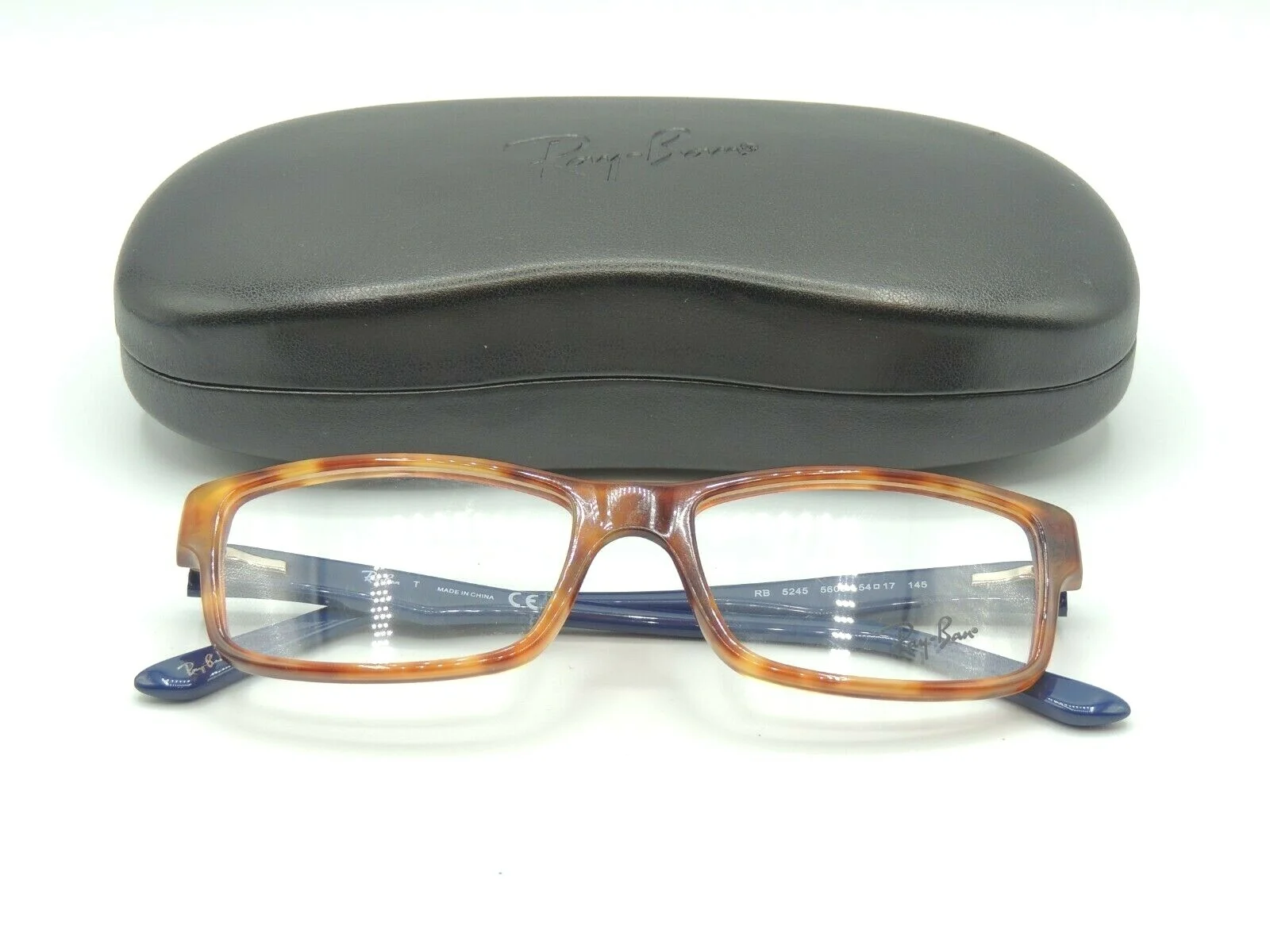 Ray Ban RB 5245 Havana Blue Eyeglass Frames