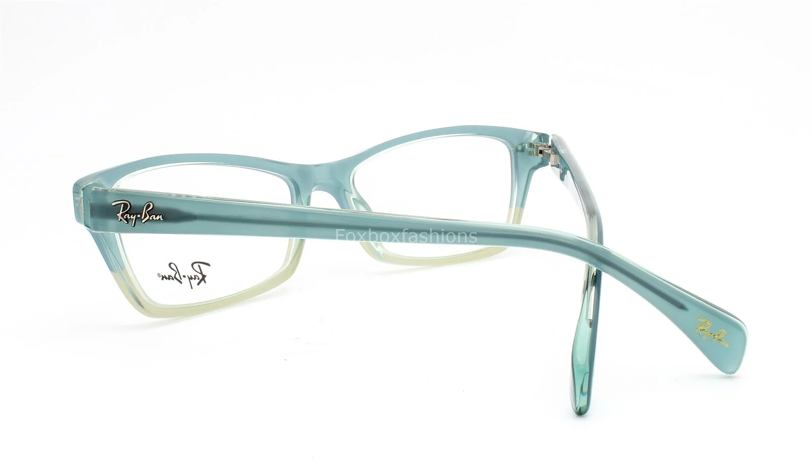 Ray-Ban RB 5256 5109 Eyeglasses Glasses Milky Turquoise Gray Ombre 54mm 4