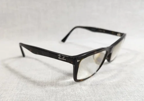 Ray-Ban RB 5287 Tortoise Shell Black Square Eyeglasses Frames 54-18-145