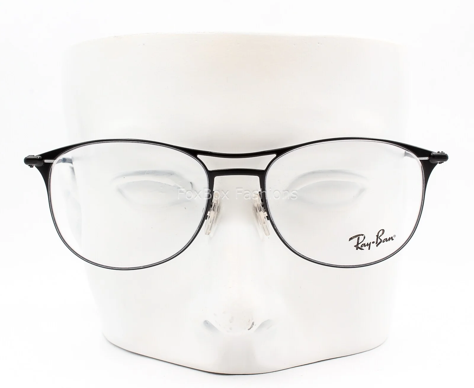 Ray-Ban RB 6254 2760 Double Bridge Eyeglasses Glasses Satin Black 50mm w/case 3
