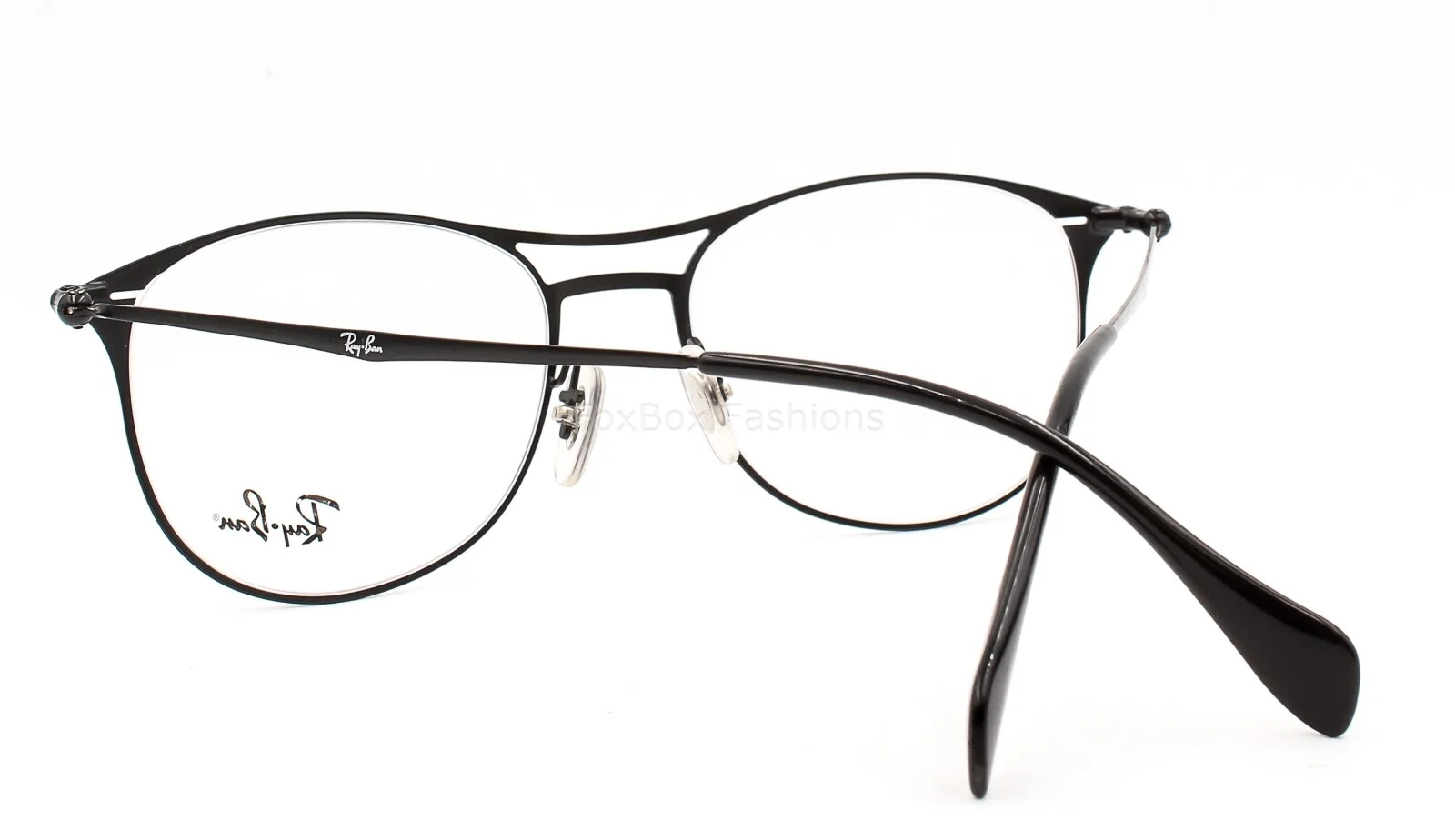 Ray-Ban RB 6254 2760 Double Bridge Eyeglasses Glasses Satin Black 50mm w/case 4