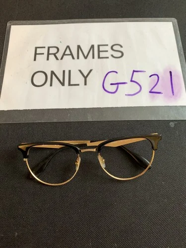 RAY BAN RB 6396 5784 53-19-145 Black and Gold Eyeglasses