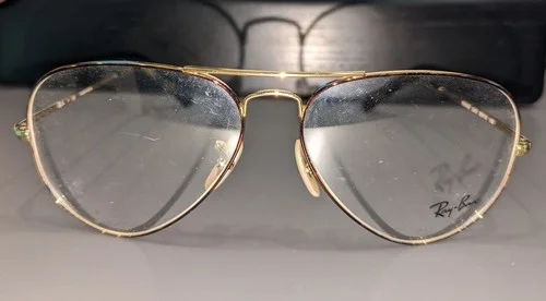 Ray Ban RB 6489 Aviator Metal II 58/14 140 Unisex Adult Eyeglass Frames W93