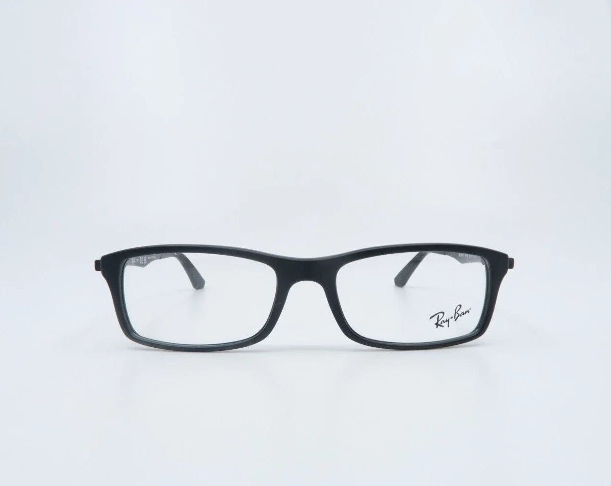 Ray-Ban RB 7017 5196 54mm Matte Black Rectangle New Eyeglasses. 2