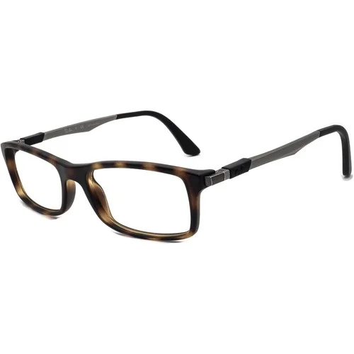 Ray-Ban RB 7017 5200 Matte Tortoise Gunmetal Eyeglass Frames 52-17-140 3