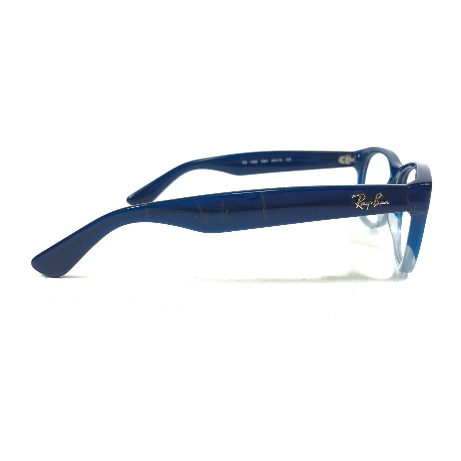 Ray-Ban RB1528 3581 Kids Eyeglasses Frames Blue Square Full Rim 46-16-125 3