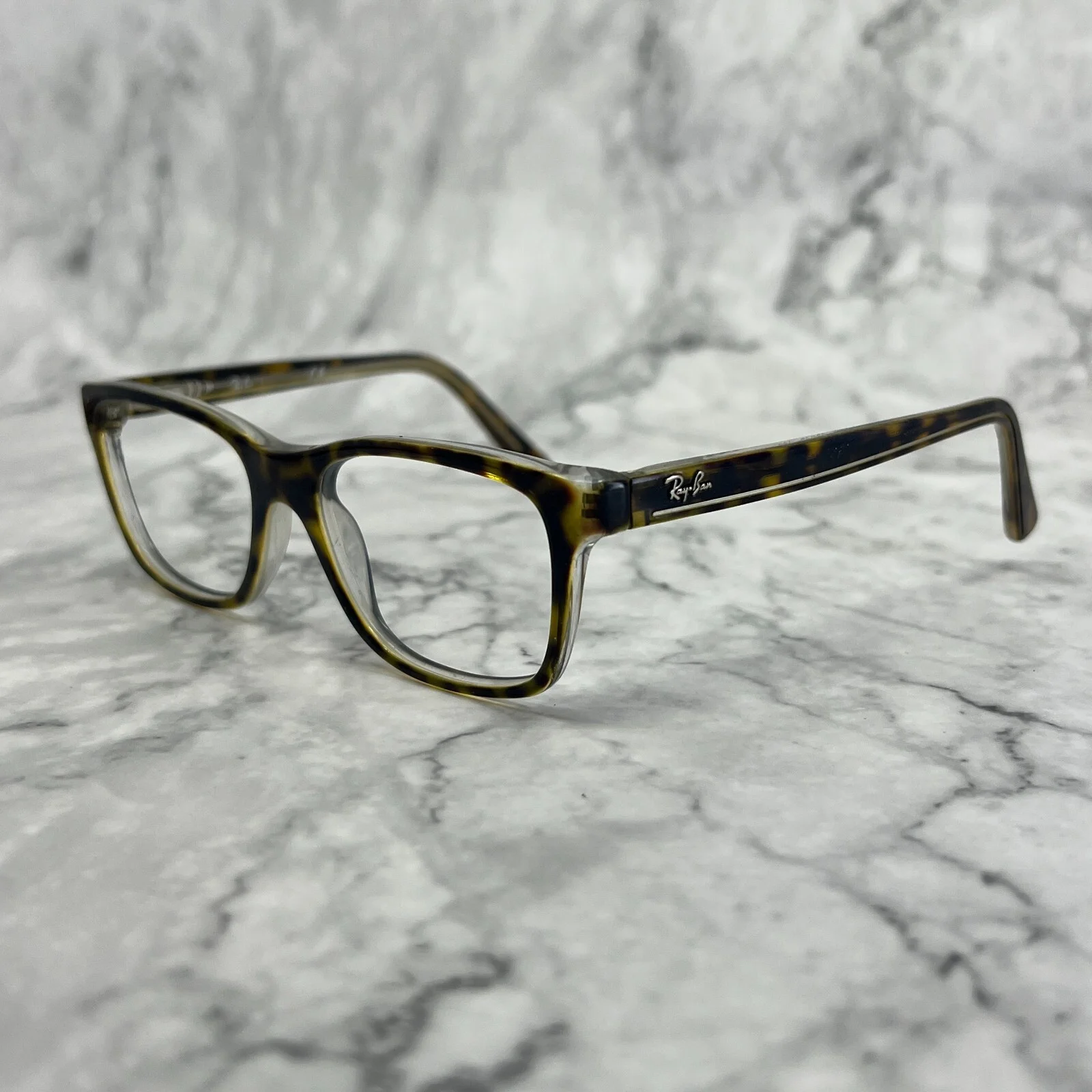 Ray-Ban RB1536 3602 Kids Eyeglasses Frames Tortoise Clear Square 46-16-125