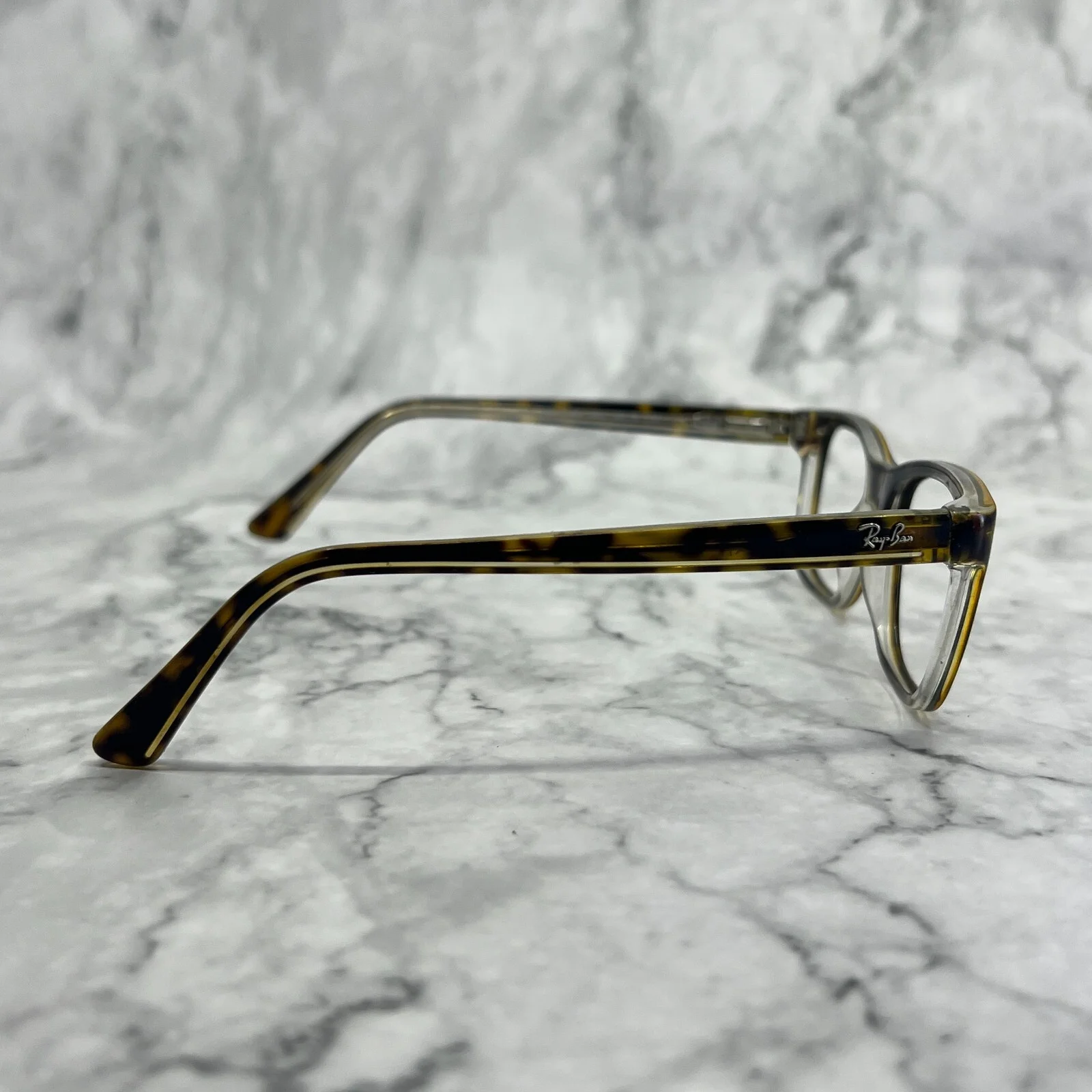 Ray-Ban RB1536 3602 Kids Eyeglasses Frames Tortoise Clear Square 46-16-125 4