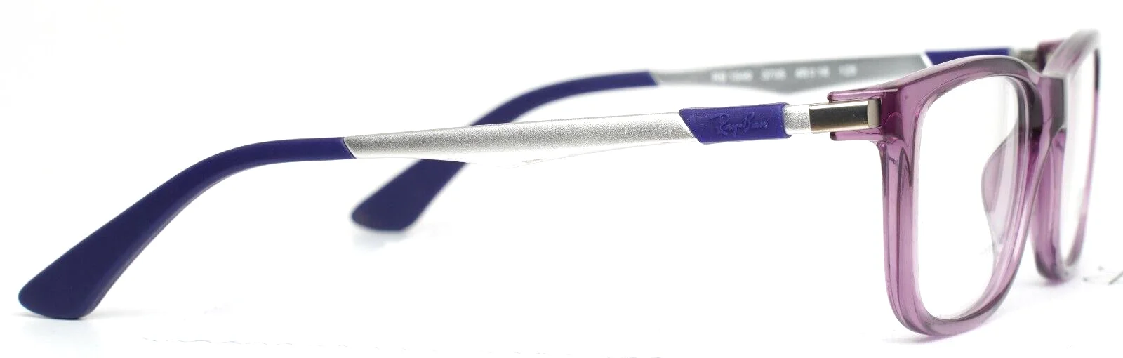 RAY BAN RB1549 3735 Lilac Girls Kids Rectangle Full Rim Eyeglasses 48-16-125 4