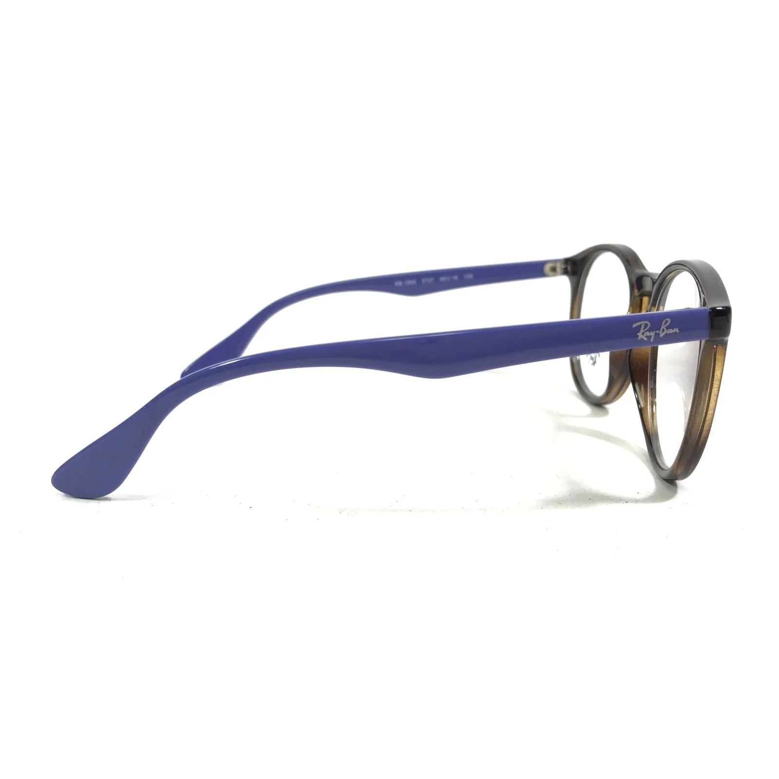 Ray-Ban RB1554 3727 Kids Eyeglasses Frames Blue Brown Tortoise Round 48-16-130 3