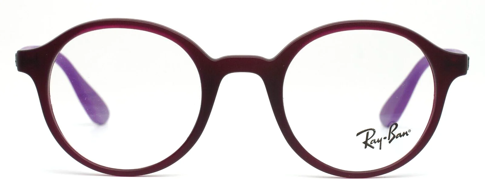 RAY BAN RB1561 3782 Matte Transparent Purple Girls Kids Eyeglasses 43-20-130 2