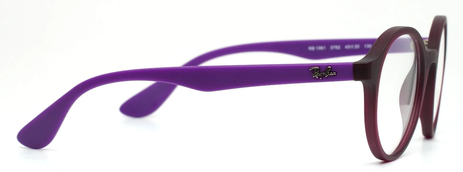 RAY BAN RB1561 3782 Matte Transparent Purple Girls Kids Eyeglasses 43-20-130 4