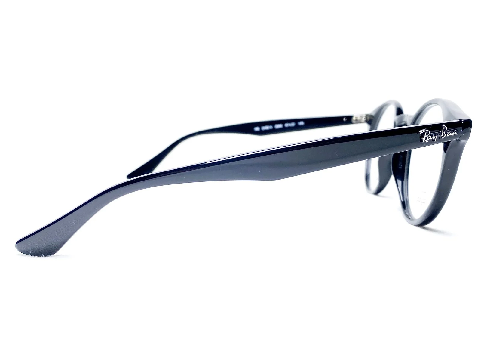Ray Ban RB2180V 2000 Black Round Eyeglasses Frame 47-21 145 3