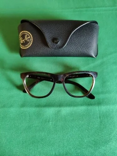 Ray Ban RB4184 Shiny Tortoise Wayfarer Eyeglasses/Sunglasses Frames & Case Italy