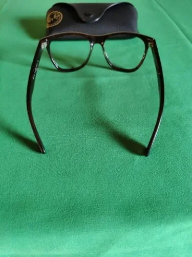 Ray Ban RB4184 Shiny Tortoise Wayfarer Eyeglasses/Sunglasses Frames & Case Italy 2