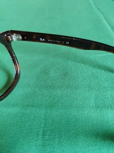 Ray Ban RB4184 Shiny Tortoise Wayfarer Eyeglasses/Sunglasses Frames & Case Italy 3
