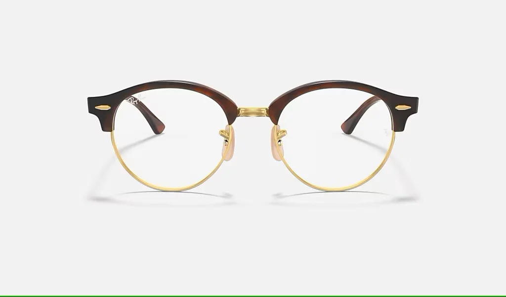 Ray-Ban RB4246-V 2372 Tortoise Clubmaster Unisex Eyeglasses Frames 49-19-140 2