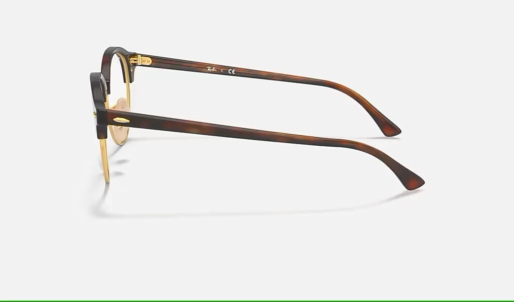 Ray-Ban RB4246-V 2372 Tortoise Clubmaster Unisex Eyeglasses Frames 49-19-140 4