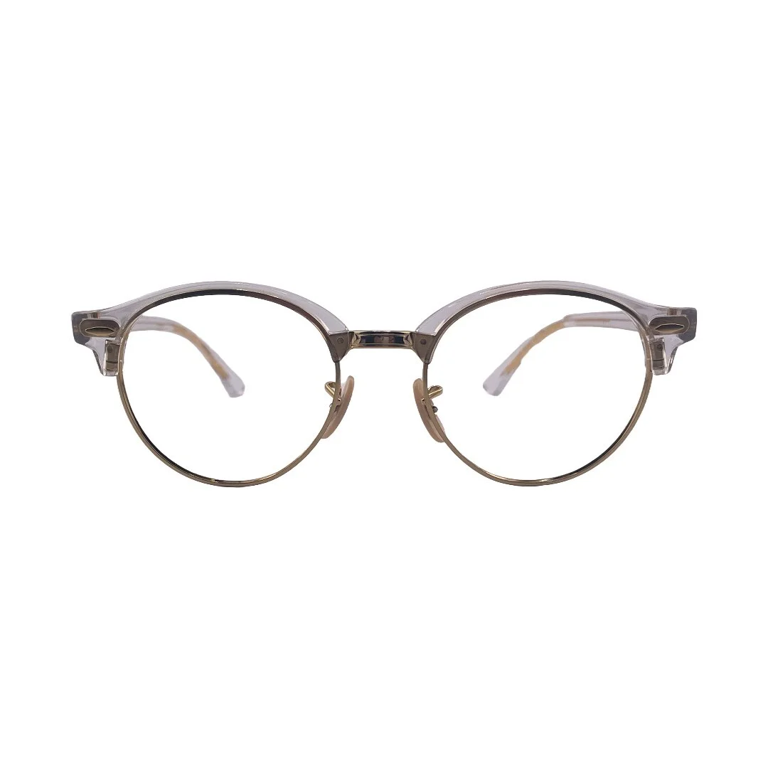 Ray-Ban RB4246V CLUBROUND Transparent / Gold Eyeglasses Frames 49mm 19mm 140mm 2