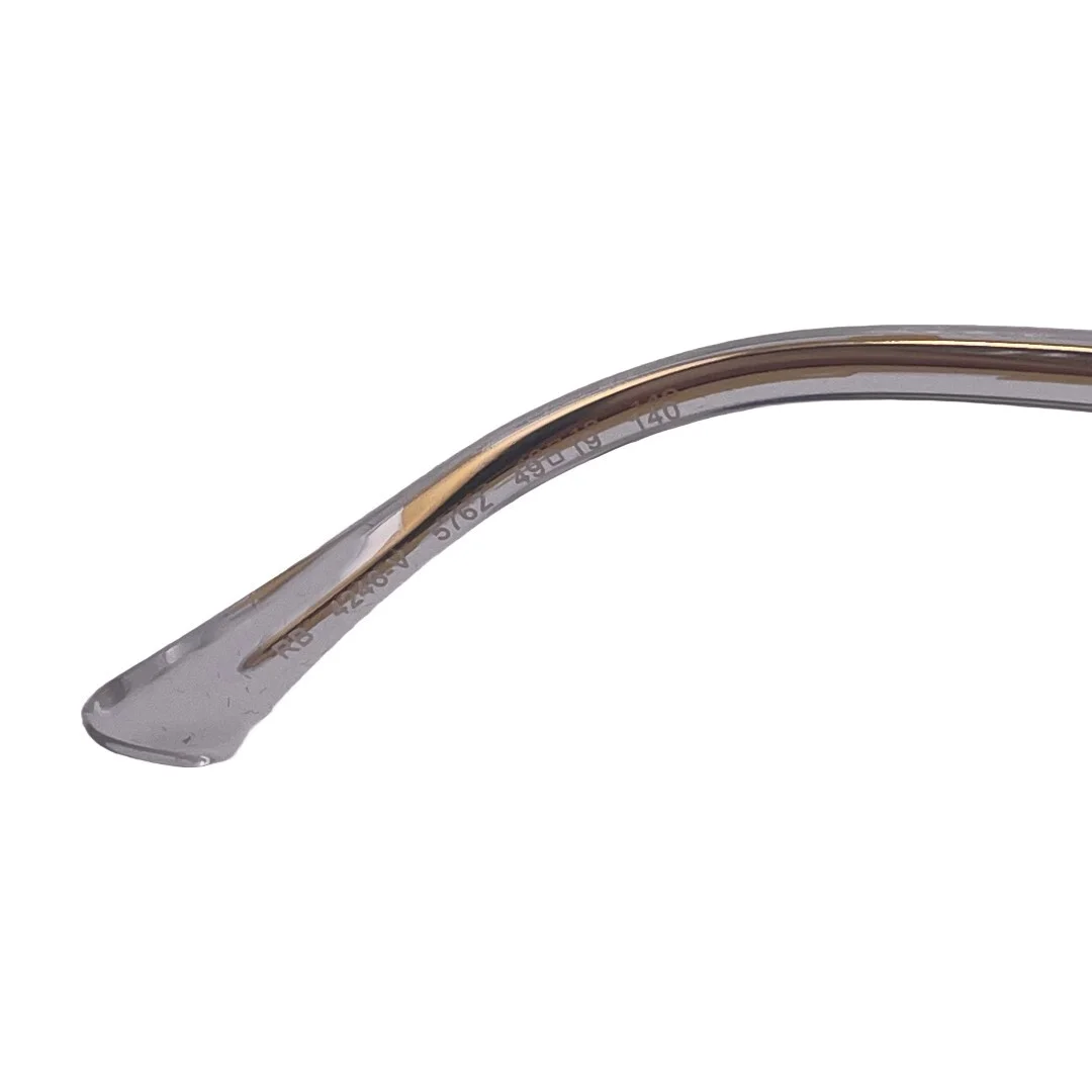 Ray-Ban RB4246V CLUBROUND Transparent / Gold Eyeglasses Frames 49mm 19mm 140mm 4