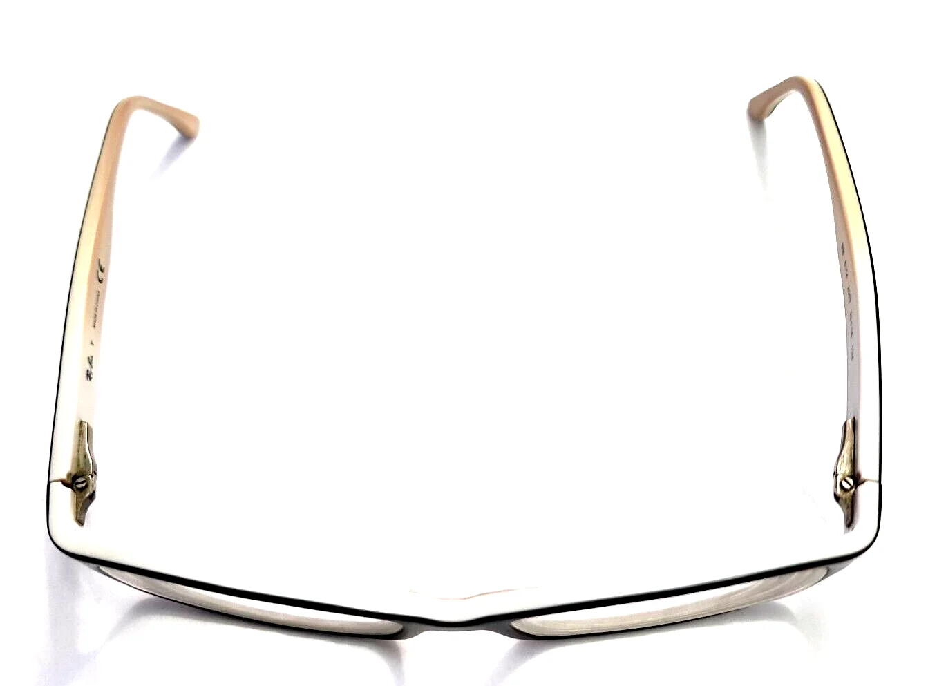 Ray Ban RB5114 2097 Black White Rectangle Eyeglasses Frame 52-16 135 WA 3