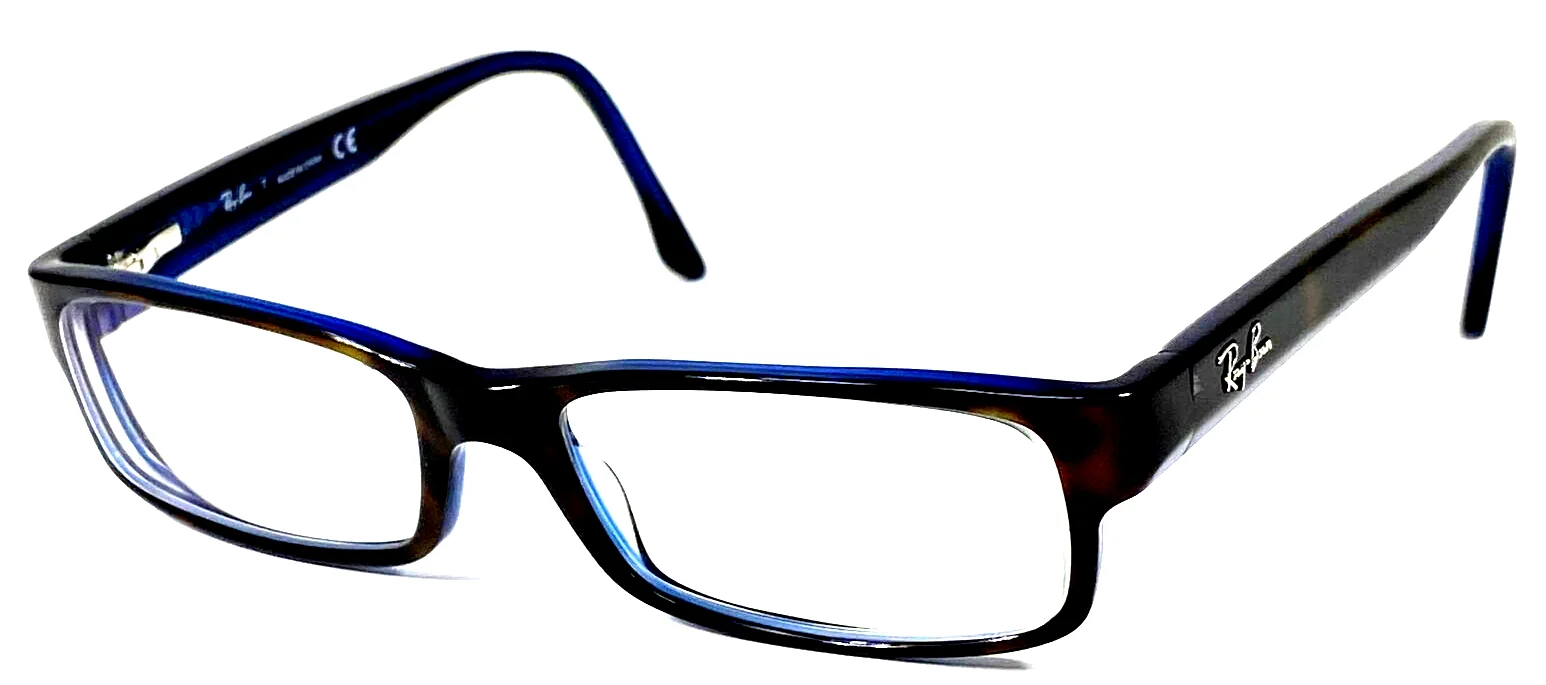 RAY-BAN RB5114 5064 Brown Tortoise/Blue Eyeglasses Frame 52-16-135
