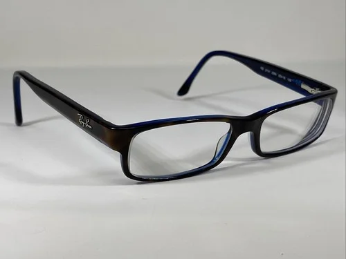 RAY-BAN RB5114 5064 Brown Tortoise/Blue Eyeglasses Frame 52-16-135 3