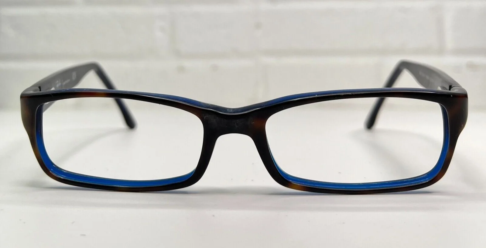 Ray-Ban RB5114 5064 Eyeglasses Frames Black Blue Full Rim 52-16-135 1377