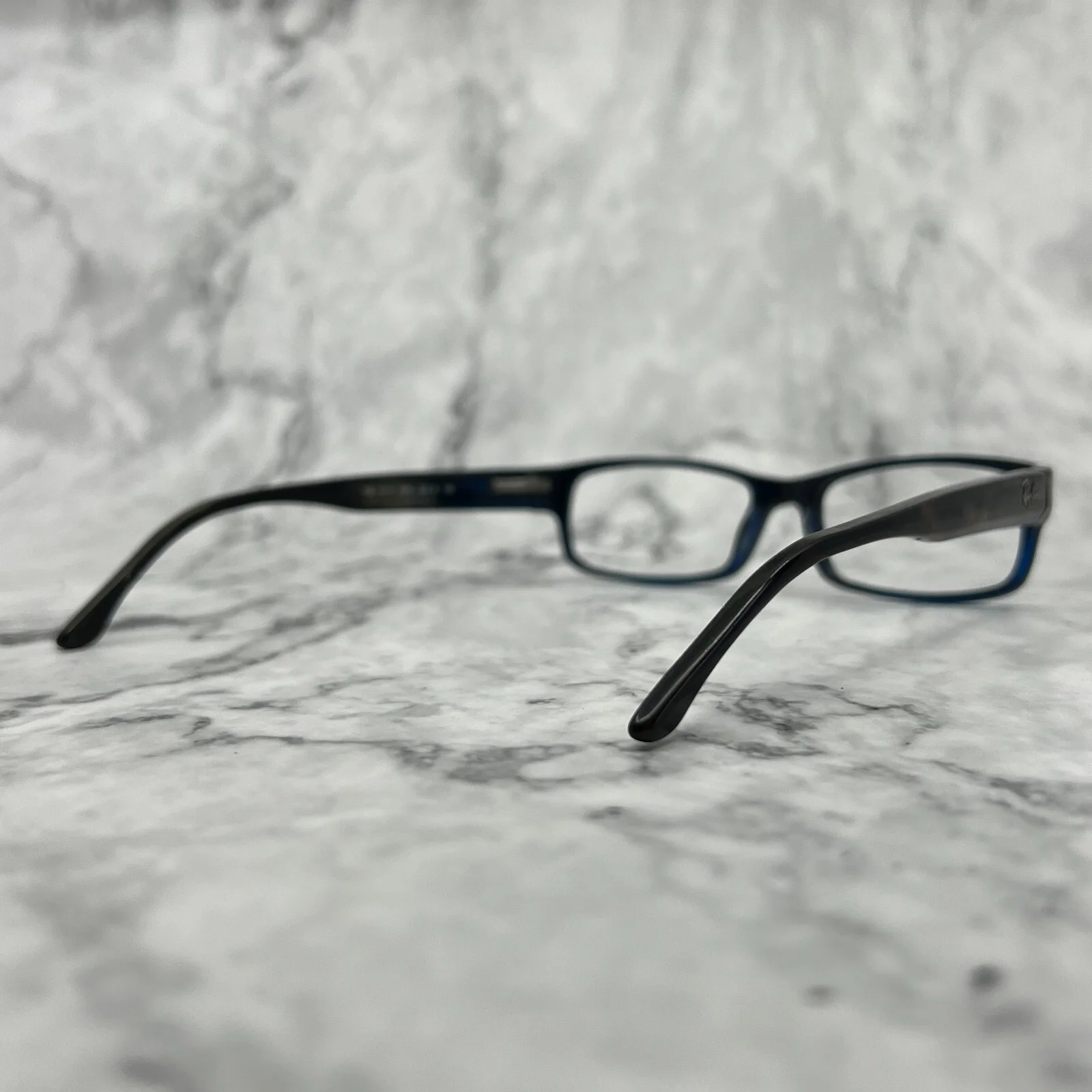 Ray Ban RB5114 5064 Tortoise Blue Rectangle Eyeglasses 52-16 135 4