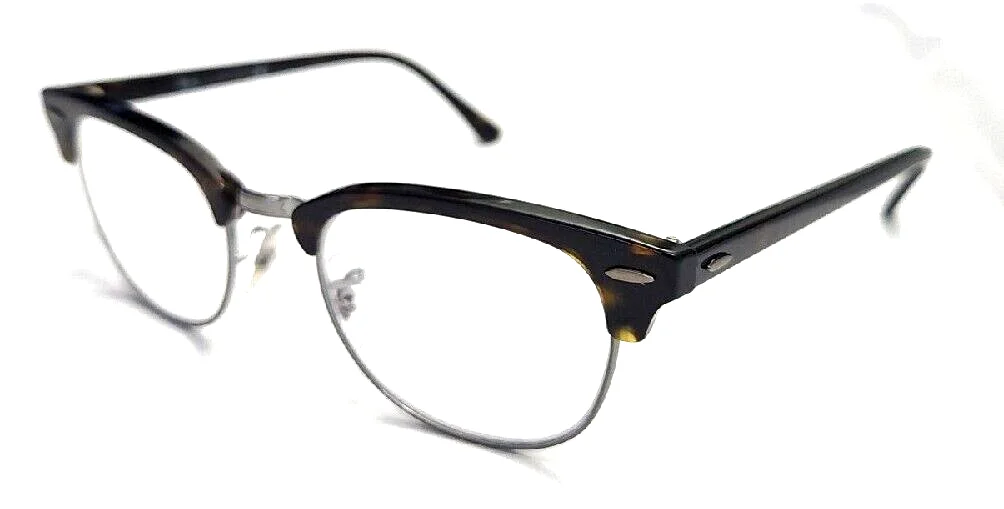 Ray Ban RB5154 2012 Tortoise Clubmaster Round Eyeglasses 51-21 145 VG