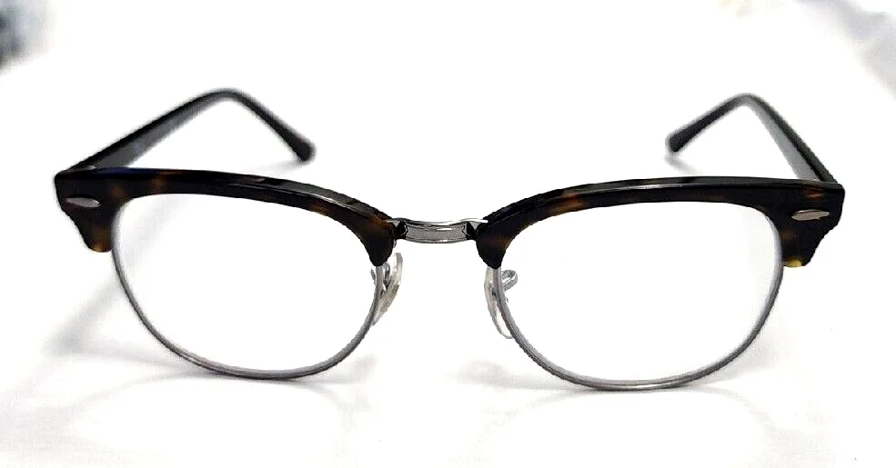Ray Ban RB5154 2012 Tortoise Clubmaster Round Eyeglasses 51-21 145 VG 2