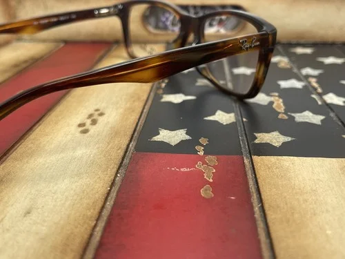Ray-Ban RB5228F 2144 Striped Havana Asian Fit Eyeglasses 54mm Option To Add RX 3