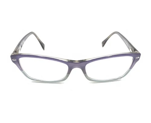 Ray-Ban RB5256 5107 Eyeglasses Frames Cat Eye Clear Gray Purple Fade 52-16-135 2