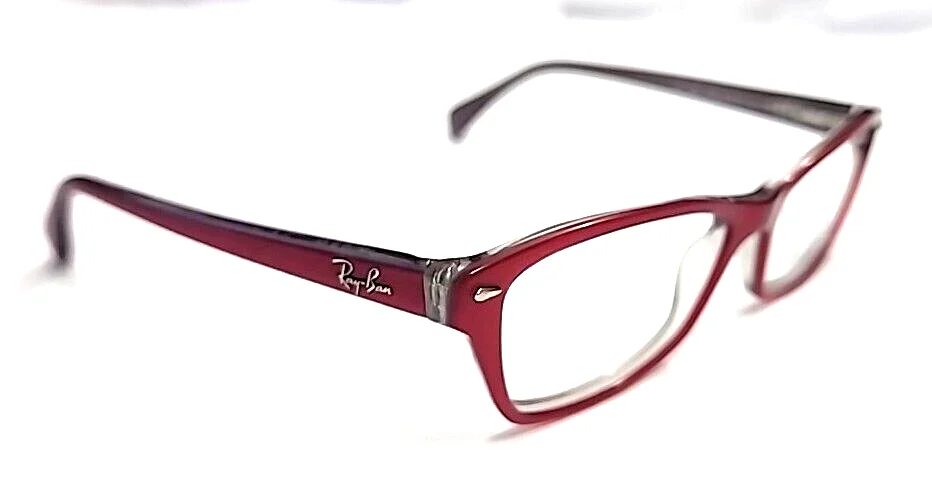 Ray Ban RB5256 5189 Crystal Red Gray Eyeglasses Frame 54-16 135 3