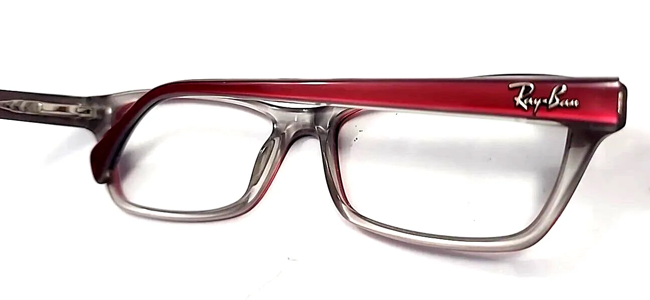 Ray Ban RB5256 5189 Crystal Red Gray Eyeglasses Frame 54-16 135 4