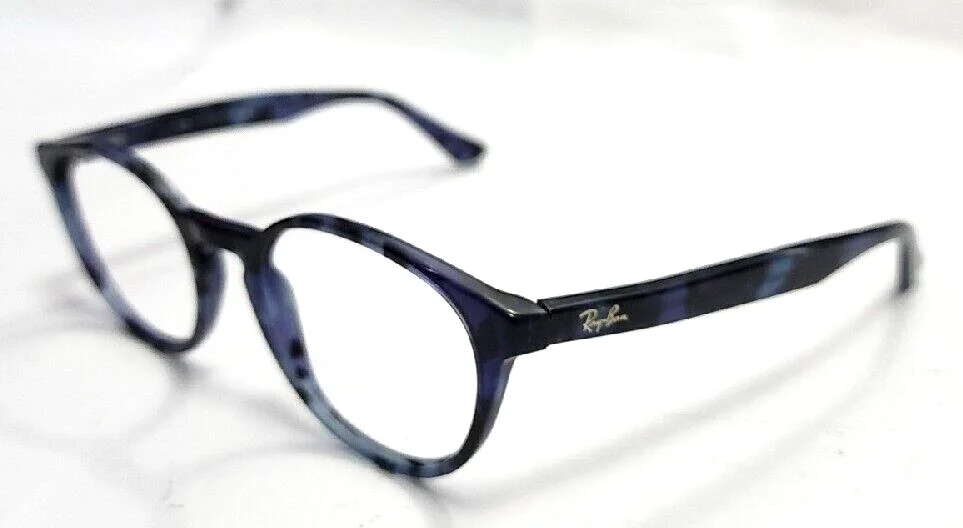 Ray Ban RB5380 5946 Blue Round Eyeglasses Frame 50-19 145 **READ