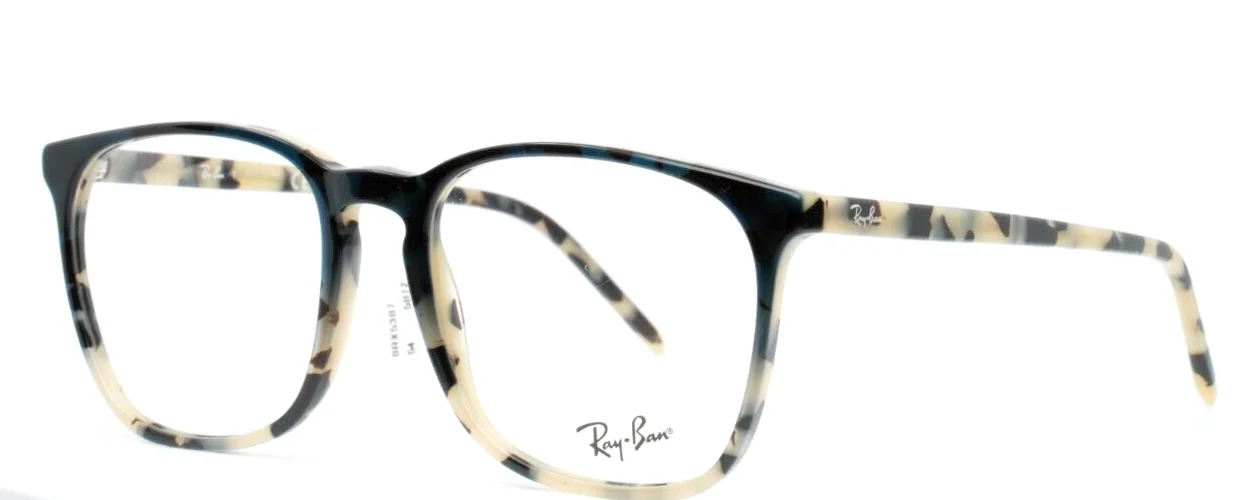 RAY-BAN RB5387 5872 Blue Gradient Havana Beige Womens Eyeglasses 54-18-150 B:45